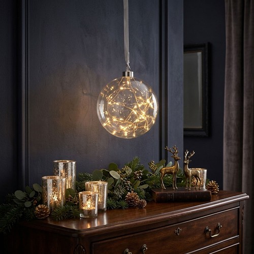 Pallina natale led - di,