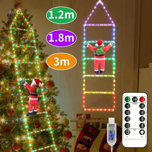 Catena luci led babbo - catena,