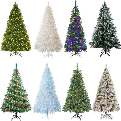Albero natale con luci - di,
