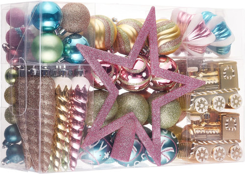 100ct ornamenti natalizi - 100ct,