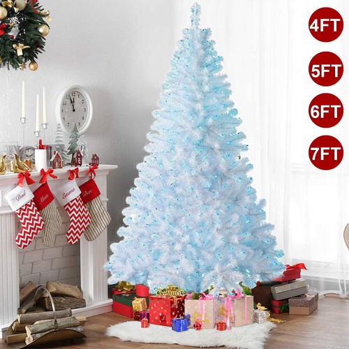 Albero natale bianco - bianco, con